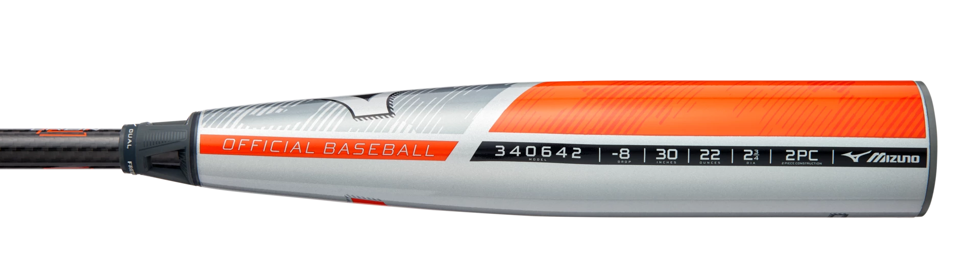 2023 Mizuno B23-CRBN2 (-8) USSSA Baseball Bat: 340642 - Image 5