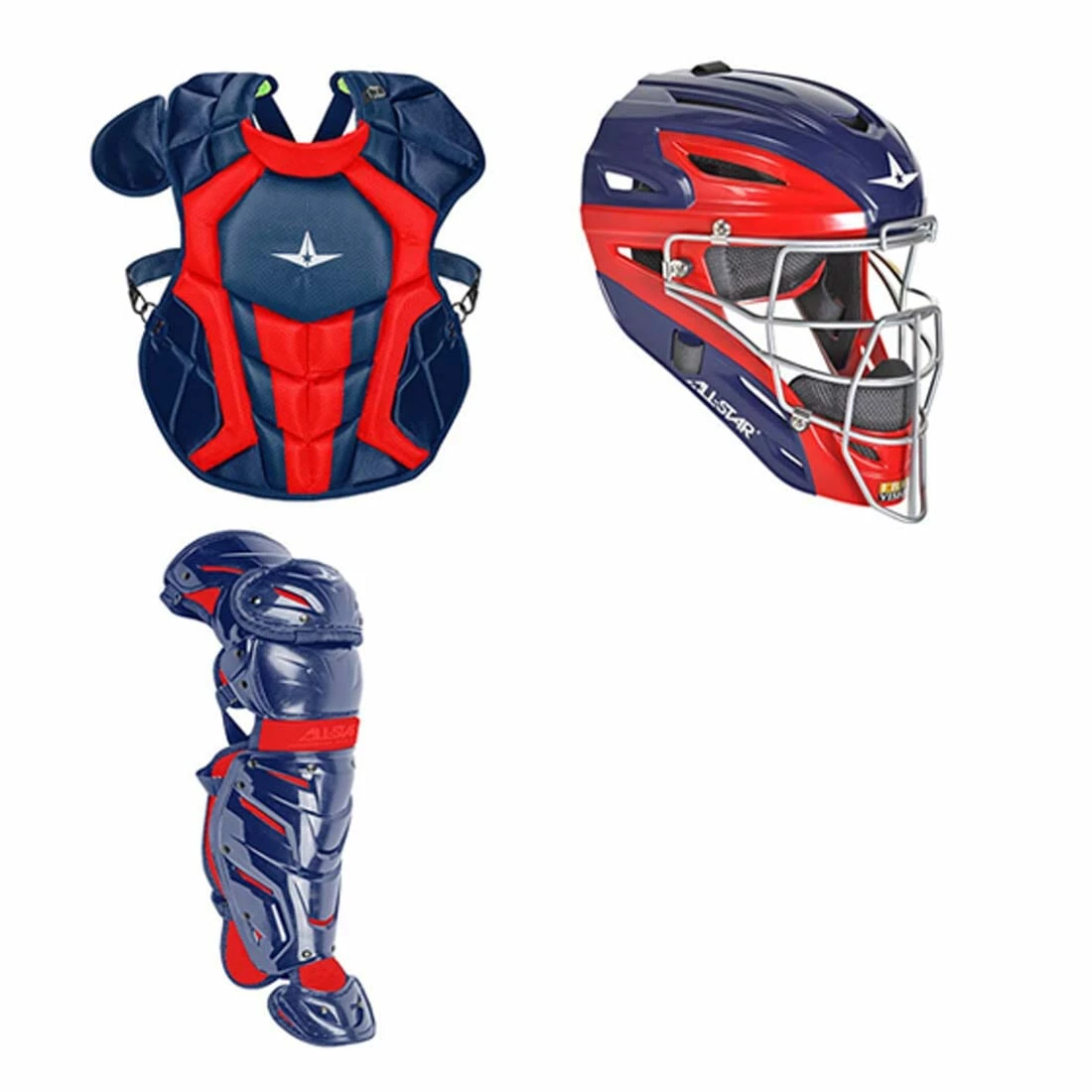 All-Star S7 Axis Elite (Ages 12-16) Two-Tone Catcher's Kit NOCSAE Approved: CKCC1216S7XTT - Image 3