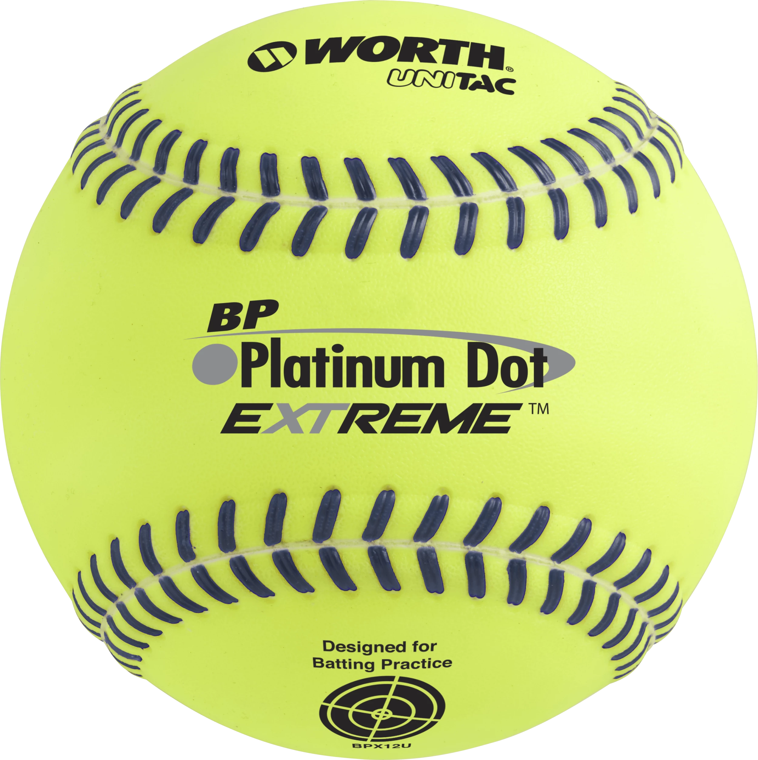 Worth Platinum Dot EXTREME Batting Practice Softballs: BPX12U