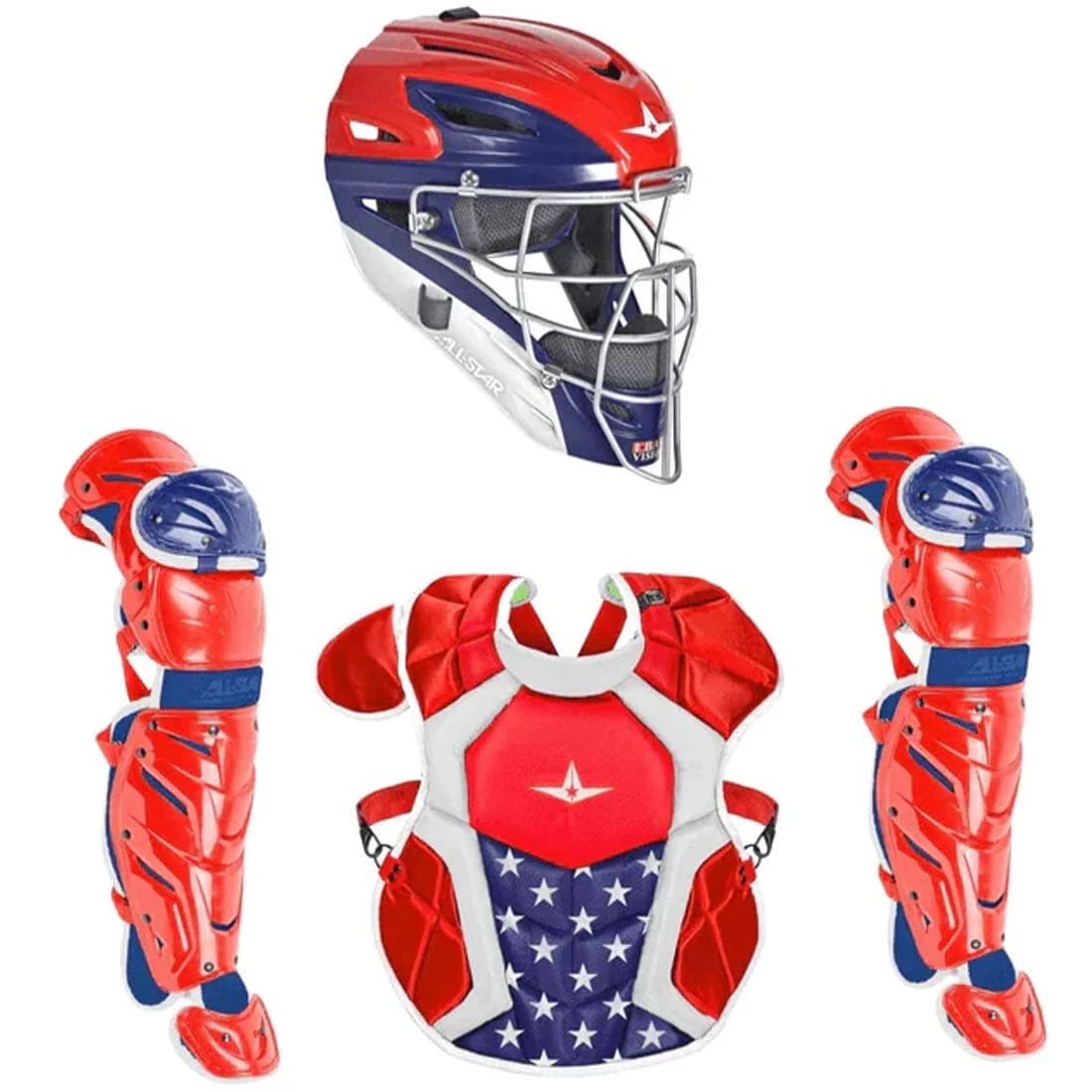 All-Star S7 Axis Elite (Ages 9-12) Catcher's Kit NOCSAE Approved: CKCC912S7X - Image 2